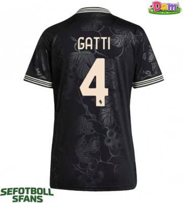 Juventus Federico Gatti #4 Tredje Tröja Kvinnor 2025-26 Kortärmad